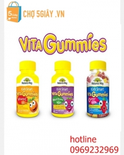Kẹo dẻo bổ sung vitamin C và kẽm cho bé của Nature’s way kids smart Vita Gummies 60 viên của Úc