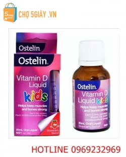 Vitamin D Ostelin dạng nước cho trẻ Ostelin Vitamin D Kids Liquid 20ml của Úc